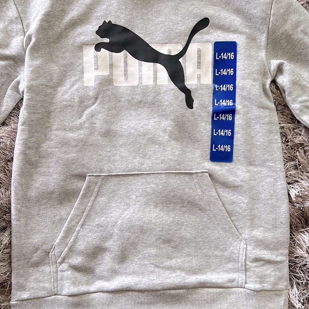 NWT Puma Boys Hoodie Sweatshirt - Picture 6 of 8